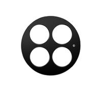 YIGZYCN Premium Aluminum Glass Phone Camera Cover Hollowed Design Protector Fingerprint Proof Clear Film Metal Hollowed Out Lens Protector