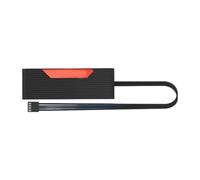 YIGZYCN Pwms Fan Hub 5Ports 12V 4Pin Speed Adjustment Power Supply Back Design For PC Builds Stable PC Case Mount Accessory