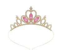 YIGZYCN Queen Crowns Blingbling Headband Heart Headwear Glistening Photo Props Halloween Party Headwear Cosplay Accessories Theme Party Headband
