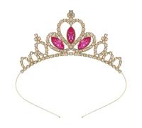 YIGZYCN Queen Crowns Blingbling Headband Heart Headwear Glistening Photo Props Halloween Party Headwear Cosplay Accessories Theme Party Headband
