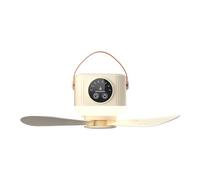 YIGZYCN Quiet Hanging Ceiling Fan With Remote USB Charging Fan For Outdoor Camping And Indoor Use Refreshing Air 7200mAh/3600mah Portable Camping Fan