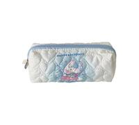 YIGZYCN Quilted Pencil Case Large Capacity Pen Organiser Polyester Pen Pouches Zippered Travel Cosmetic Bag for School Quilted Pencil Case