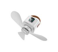 YIGZYCN Remote Control USB Ceiling Fan With LED Light 4 Speed Portable Hanging Fan For Camping Tent Outdoor Remote Control Desk Fan