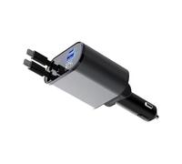 YIGZYCN Retractable Car Charging Adapter For Phone USB C Car Charging Adapter Adapter With PD20W Fast Charging Cable For Smartphones Tablet