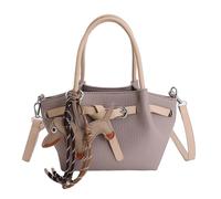 YIGZYCN Retro Korean Color Blocked Shoulder Bag PU Handbag with Closure and Adjustable Strap for Organized Daily Carry Bag