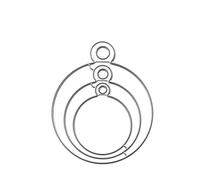 YIGZYCN Round Tag Metal Cutting Dies Stencil DIY Scrapbooking Album Stamp Paper Card Emb Dies Clearance