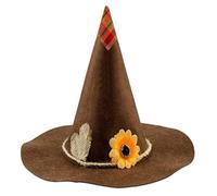 YIGZYCN Scarecrow Hat Scarecrow Costume Accessory Wizard Hat Adult Men Women Kids For Cosplay Party Halloween Costume