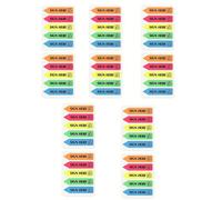 YIGZYCN Sign HEAR STICKER, Sign HEAR TAB, Easily Applied to Notes Books and Reading