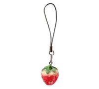 YIGZYCN Simulation Strawberry Tomato Strap Small Artificial Fruit Charm Key Pendant and Fun Bag Pendant for Fruit Lovers
