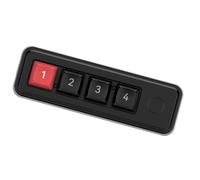 YIGZYCN Small 4 Keys Keypad Mechanical Gaming Keyboard Programmable Hot Swap Design Color Lighted Double USB C Ports