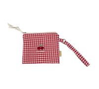 YIGZYCN Soft Fabric Wallet with Artistic Embroidery Design Ideal for Storing Earrings Lipstick Keys Daily Accessories Multi Functional Fabric Wallet