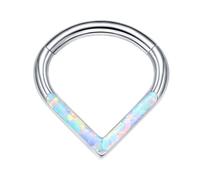 YIGZYCN Steel Fashion Nose Rings Teardrop Septum Rings Stylish Hypoallergenics Piercing Jewelry For Fashion Lover