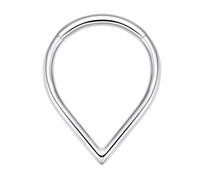 YIGZYCN Steel Fashion Nose Rings Teardrop Septum Rings Stylish Hypoallergenics Piercing Jewelry For Fashion Lover