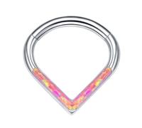 YIGZYCN Steel Fashion Nose Rings Teardrop Septum Rings Stylish Hypoallergenics Piercing Jewelry For Fashion Lover