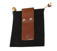 YIGZYCN Storage Leather Canvas Bag Hiking Camping Portable Outdoor Survival Foraging Bag Fruit Picking Pouches Foldable Pouches