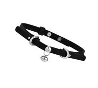 [YIGZYCN] Stylish choker collar featuring twin bell charm and practical sturdy PU leather alloy for fashionable women's outfit