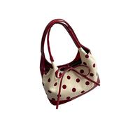 YIGZYCN Stylish Dot Shoulder Bag With Tear Resistant PU Leather Underarm Bags Lightweight Large Capacity For Women Daily Use Practical Pu Leather Work Travel Bags