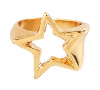 [YIGZYCN] Stylish Geometric Star Finger Jewelry Adjustable Irregular Star Shape Ring Geometric Rings for Egirls and Fashion Lovers