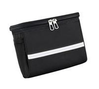 YIGZYCN Tear Scooter Front Basket Adjustable Strap Reflective Large Capacity Storage Bike Handlebar Bag with Reflective Strap Nylon Spacious Multiple Pocket Designs