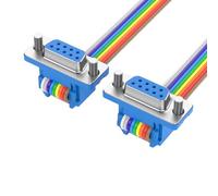 YIGZYCN Through RS232 Serials Extension Cable 9Pin Male to Female Connecting Line for Peripherals Connectivitys Male to Female Serials Cable
