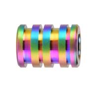 [YIGZYCN] Titanium Alloy Parachute Cord Beads Knife Strap Beads Simple Charm Beads Keychain Pendant for Knife Lanyard