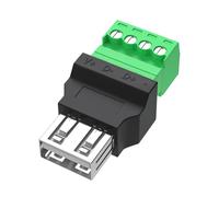 YIGZYCN USB 2.0 Male to Female Connector USB Turn 4 Pin for Electronics Charging and Data Transfer
