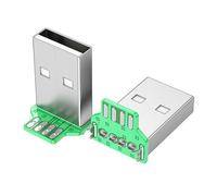 YIGZYCN USB 2.0 PCB Mount Connector Assortment USB 4 Pin / USB C 5 Pin PCB Mount Socket Connector Power Adapter for Cell Phone