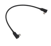 YIGZYCN USB C 11.8'' 90 Degree USB To Type C Elbow Data Sync L Shape USBC Cable