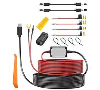 YIGZYCN USB C Car Vehicle Hardwire Set 12V To 24V To 5V Power Adapter For Dashboards Cameras Navigation Cameras 12V24V To 5V