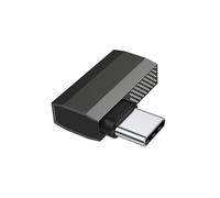 YIGZYCN USB C Right Angled Adapters 90 Degree 100W 10Gbps 4K Video USB C Male To Type C Female Extension Extenders For Laptops