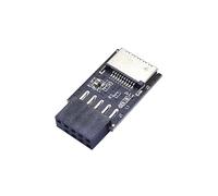 YIGZYCN USB Front Panel Adapter USB 2.0 9Pin To C Adapter Header For Computer Motherboard Internal Expansion Board Mobile Office Solution