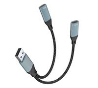 YIGZYCN USB Splitter Cable Male to 2/3 Port Type C Female Multiple Extender for Data Transfer Power Charging Splitter