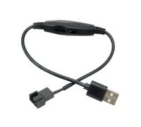 YIGZYCN USB To 4Pin 5V USB Fan Power Adapters Cable USB To 4Pin Fan Adapters Connectors Cable USB To 4Pin Cable Splitters USB To PC Fan Connector