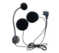 YIGZYCN USB Type C Base Helmet Headsets for Full Face Helmets Providing Noise Cancelling Microphone and Ergonomic Loodspeaker Noise Cancelling Helmet Mic