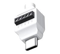 YIGZYCN USB Type C Male To 5Pin/4pin Terminal Solderless Connectors For Fast Wiring And Device Repair Only Supprt 65W Charging USB C Solderless Connectors