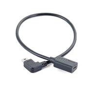 YIGZYCN USB Type C to Mini USB 5P Adapter, 2-Port, Compatible with Laptops, PC, Smartphone, Tablet, Camera, Other Electronic Devices