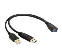 YIGZYCN USB3.0 Adapter USB3.0 to 2USB2.0 Converter Extension Charging and Single Data Transfer USB Splitter Adapter