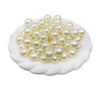 YIGZYCN Versatile Holeless Resin Pearls 7 Diameter Choices 5mm 6mm 8mm 10mm 12mm 14mm 16mm Crafting Party Supplies Wedding Decoration Pearls