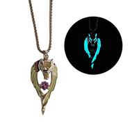 [YIGZYCN] Vintage Glow in the Dark Wolf Necklace, Unisex, Plastic, Rubber, Nylon, No Metal, No Gemstone, Luminous, Glowing, Party, Club, Wedding, Birthday, Engagement, Daily, Animal Theme, Retro Style
