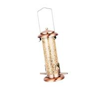 YIGZYCN Vintage Styles Bird Feeder Two Ports Metal Construction Mouses Low Maintenance Outdoor Bird Stone Supplier