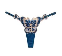 YIGZYCN Women G-String Thongs Panties T-back Breathable Cheeky Underwear Panties Gifts Blue
