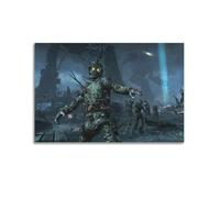 YIHAIKAI Game Poster Call of Duty Black Ops Zombies Poster Decorative Painting Canvas Wall Posters And Art Picture Print Modern Family Bedroom Decor Posters 24x36inch(60x90cm)