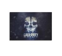 YIHAIKAI Shooting Game Poster Call of Duty Ghosts Poster Decorative Painting Canvas Wall Posters And Art Picture Print Modern Family Bedroom Decor Posters 12x18inch(30x45cm)
