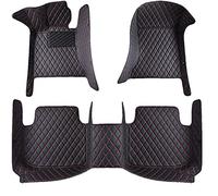 YIHANBRI Tailored Deluxe Leather Car Floor Mats, for Ford Mustang Mach-E 2020 2021 2022 Durable Full Largest Coverage Single Layer Protection Mat Accessories