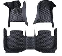 YIHANBRI Tailored Deluxe Leather Car Floor Mats, for KIA Niro 2017-2022 2023 2024 Durable Full Largest Coverage Single Layer Protection Mat Accessories