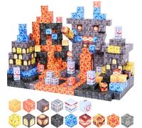YIHANG Magnetic Building Blocks, 160 PCS Build Magnet Dark Mechanical Guardian Castle Magnetic Blocks Toys for Toddler Christmas Birthday Gifts, STEM Kids Toys for 3 4 5 6 7 8 9 10 Girls Boys