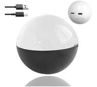 YIHANGG 2.7" Crystal Ball Video Player, Crystal Ball Digital Display, Custom Light-Up Sphere, Personalized Digital Memory Display-Uploadable Videos Photos, Customized Gift(Black)