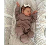 YIHANGG 49cm Reborn Baby Doll Realistic Boy Closed Eyes Reborn Toddler Doll Newborn Birthday