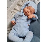 YIHANGG 49cm Reborn Baby Dolls Boy Lifelike Toddler Newborn Realistic Reborn Dolls Closed Eyes Birthday