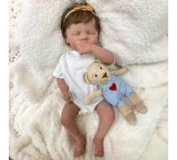 YIHANGG 50cm Reborn Baby Dolls Boy Doll Full Body Silicone Realistic Asleep Eyes Closed Newborns Reborn Toddler Doll Christmas Birthday Gifts